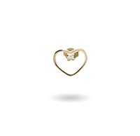 Single earring Rubinia Woman in Yellow Gold OR62GBT